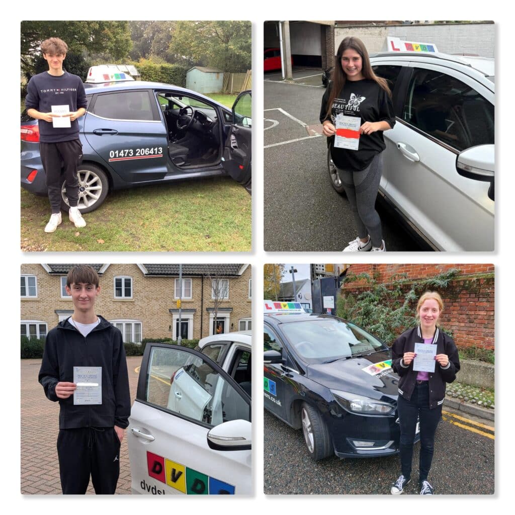 People who have passed their driving tests in Colchester